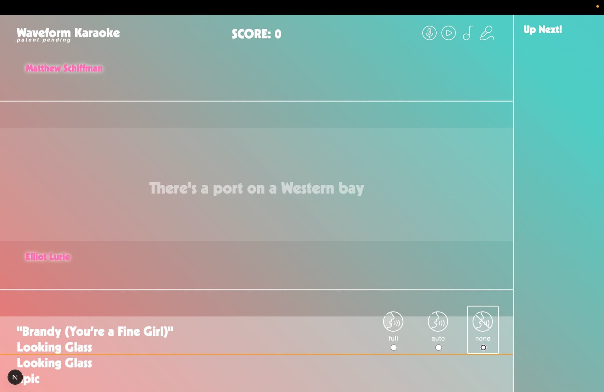 Waveform Karaoke Stage - Starting