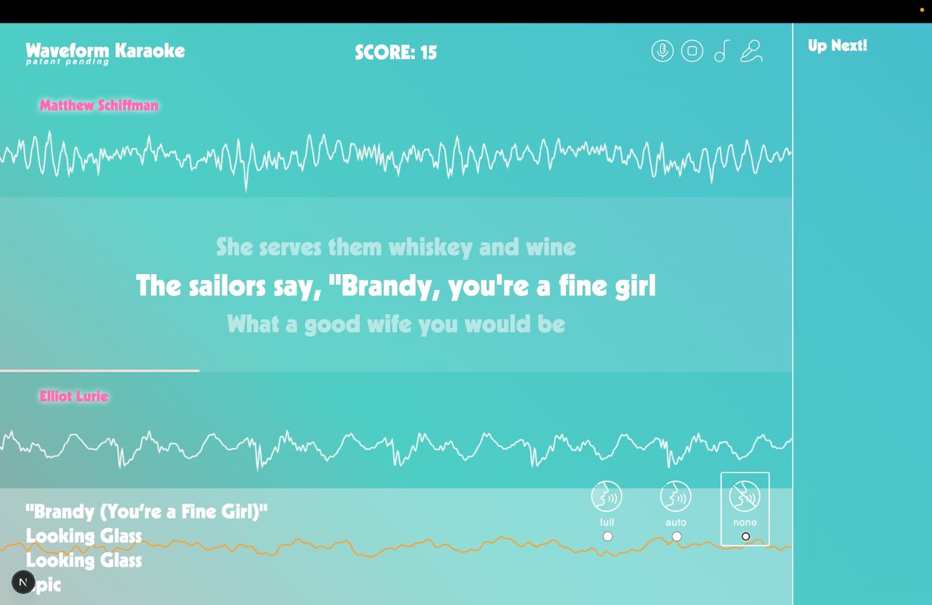 Waveform Karaoke Stage - Nailing It